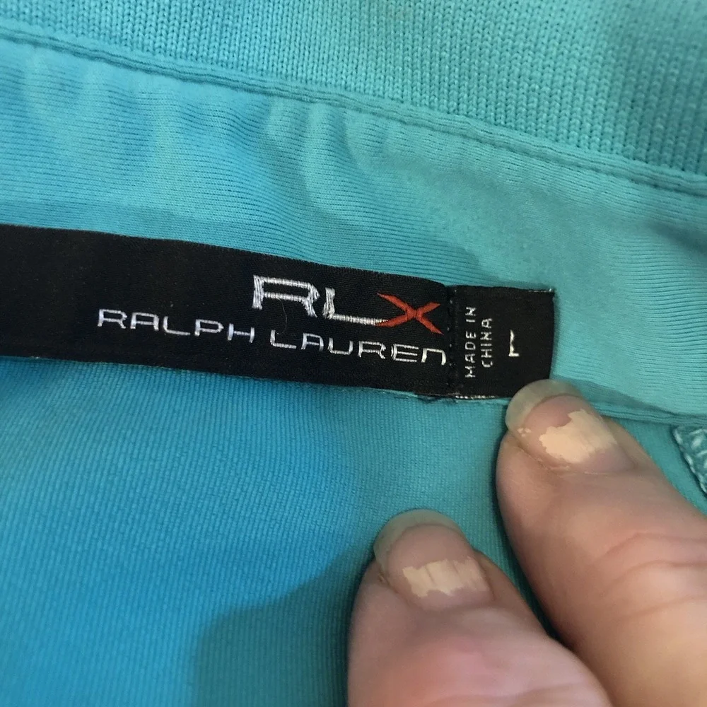 Polo RLX Ralph Lauren Polo 2017US Open Erin Hills Sz L Short Sleeve Green Golf